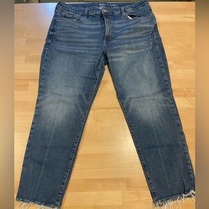 Old Navy Women's Blue Ankle Jeans
